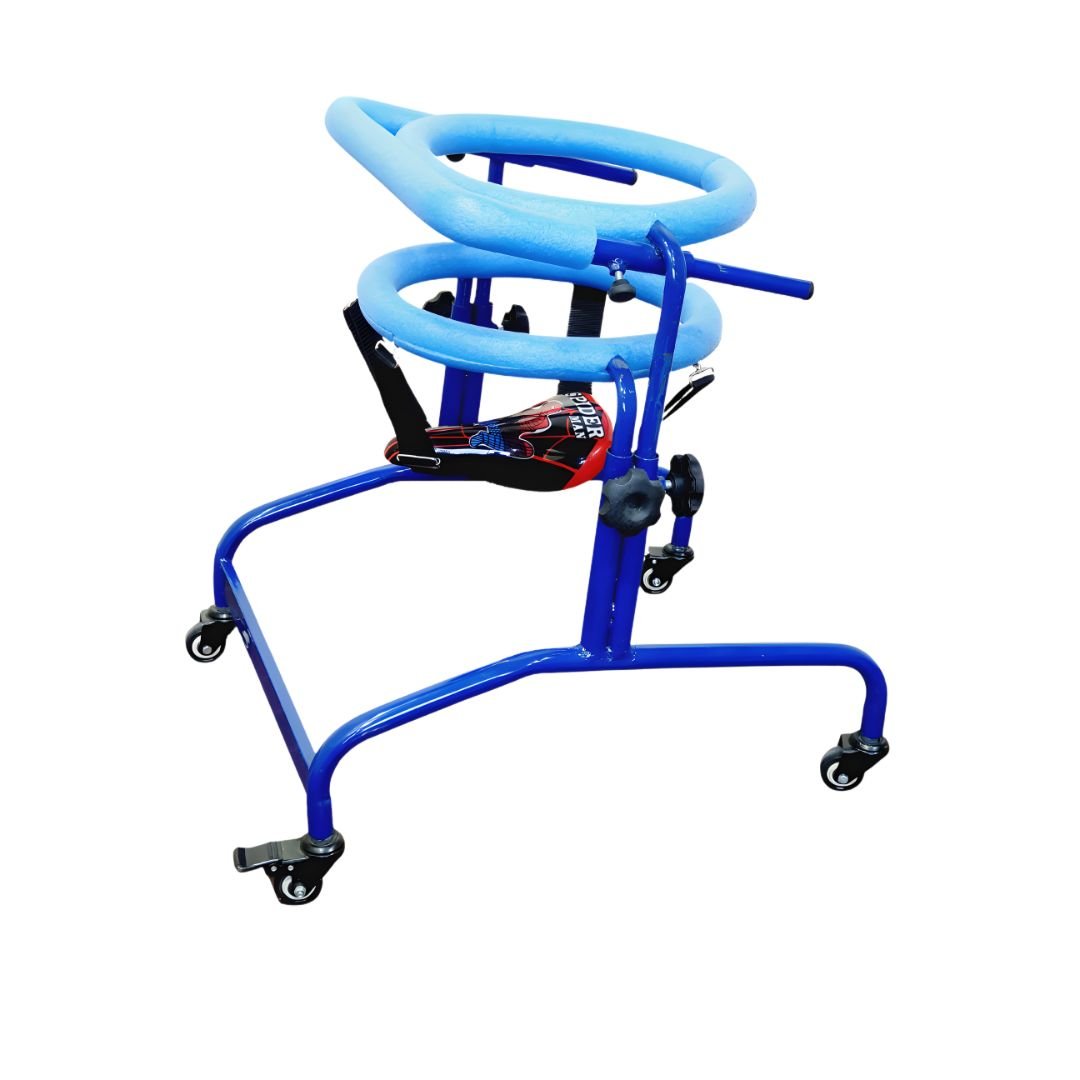 CP Ring Walker with double-ring frame, leg separator, and smooth-rolling wheels on white background